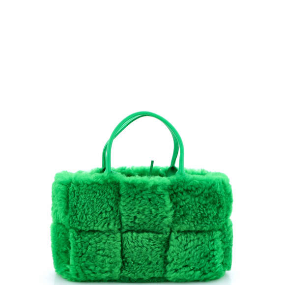 Bottega Veneta Small Arco Tote Intrecciato Shearling - Picture 4 of 6